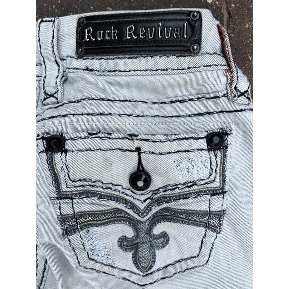Rock Revival low rise ankle skinny jeans size26x29 - Picture 4 of 5